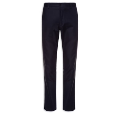 Calça Masculina de Alfaiataria Slim Fit Leve Lisa - Azul