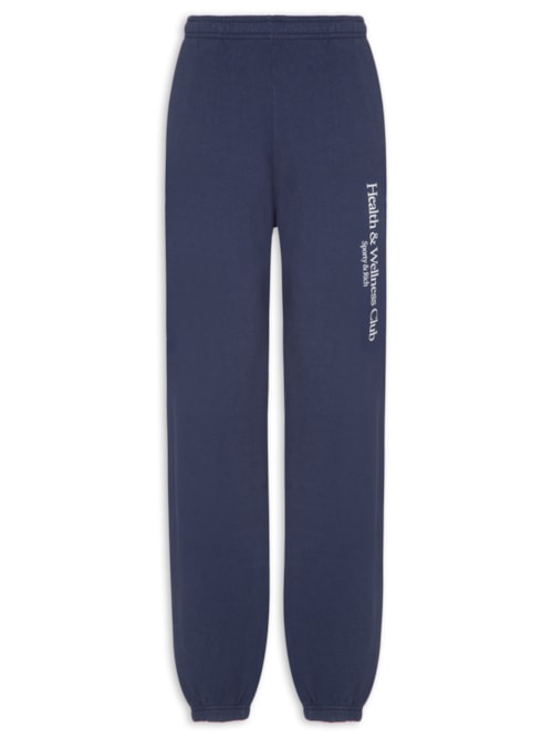 Calça Masculina De Moletom H&W Crest - Azul