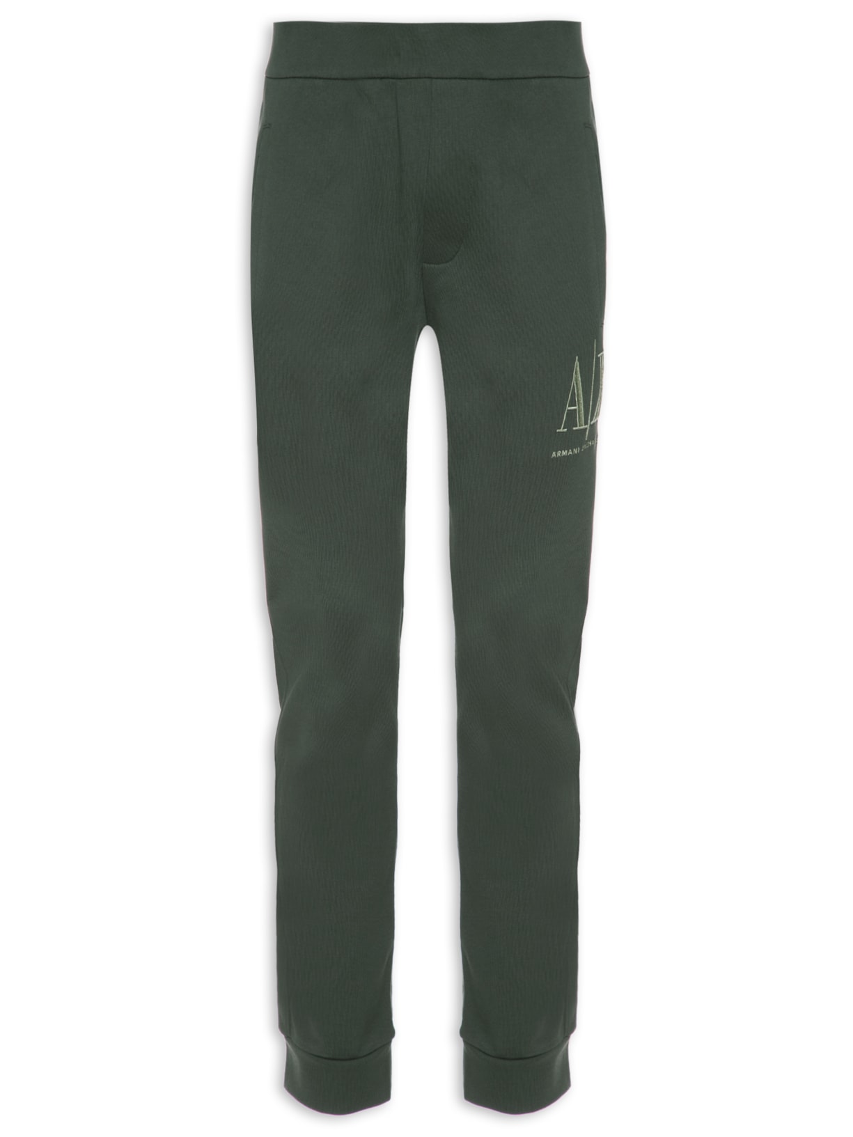 Calça Masculina De Moletom Logo Bordado - Verde