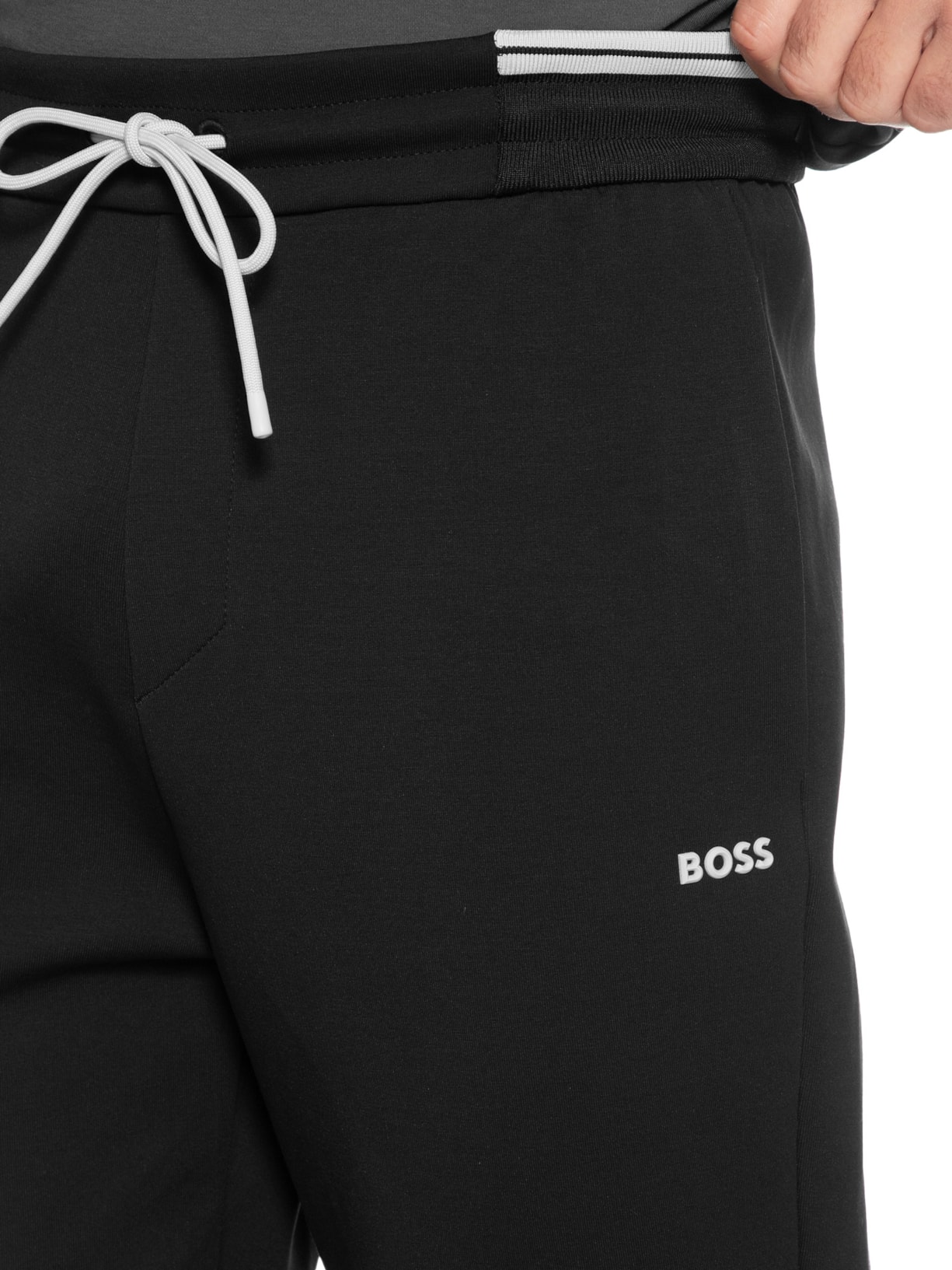 Calça Masculina De Moletom Zone 01 Preto Boss