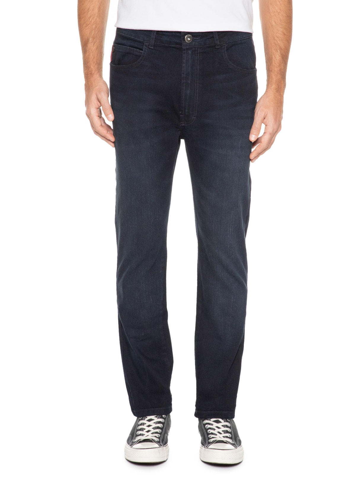 Calça Masculina Deep Sea Elastic Slim Azul Ellus