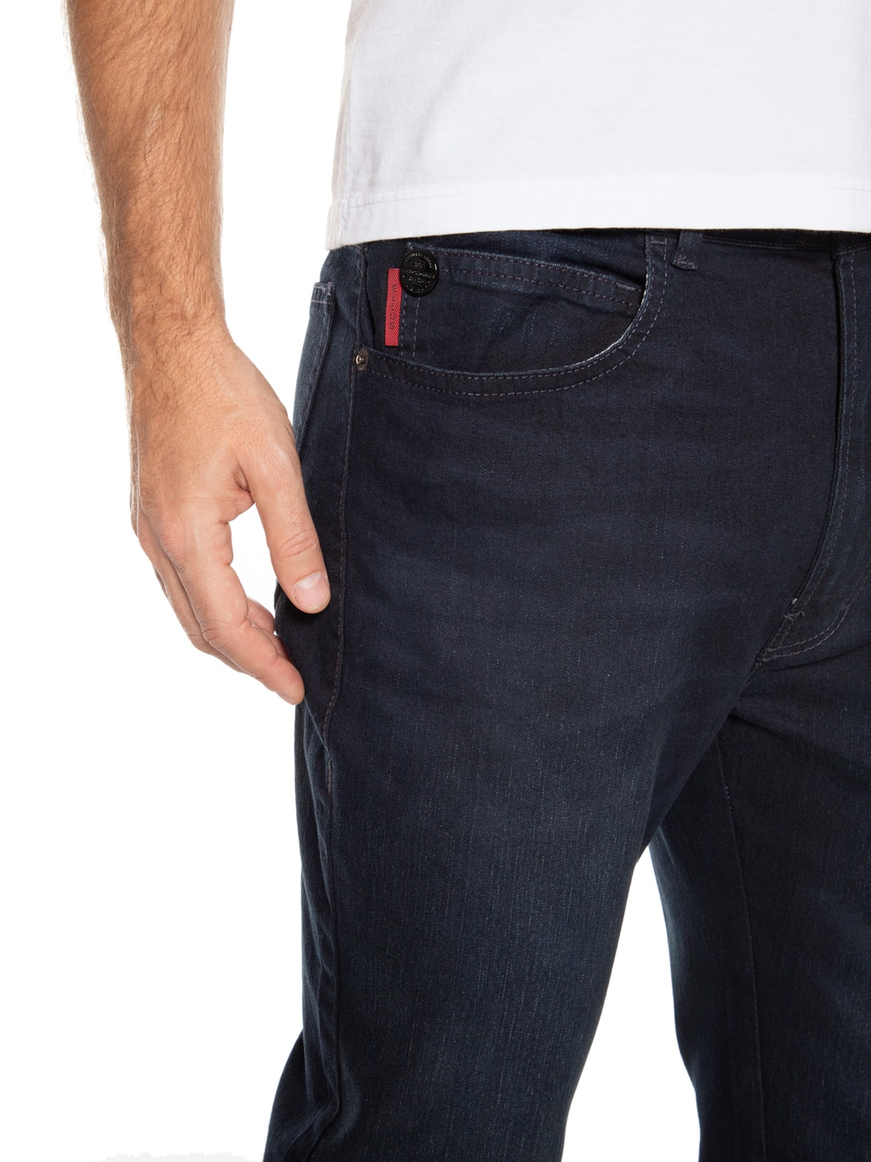 Calça Masculina Deep Sea Elastic Slim Azul Ellus