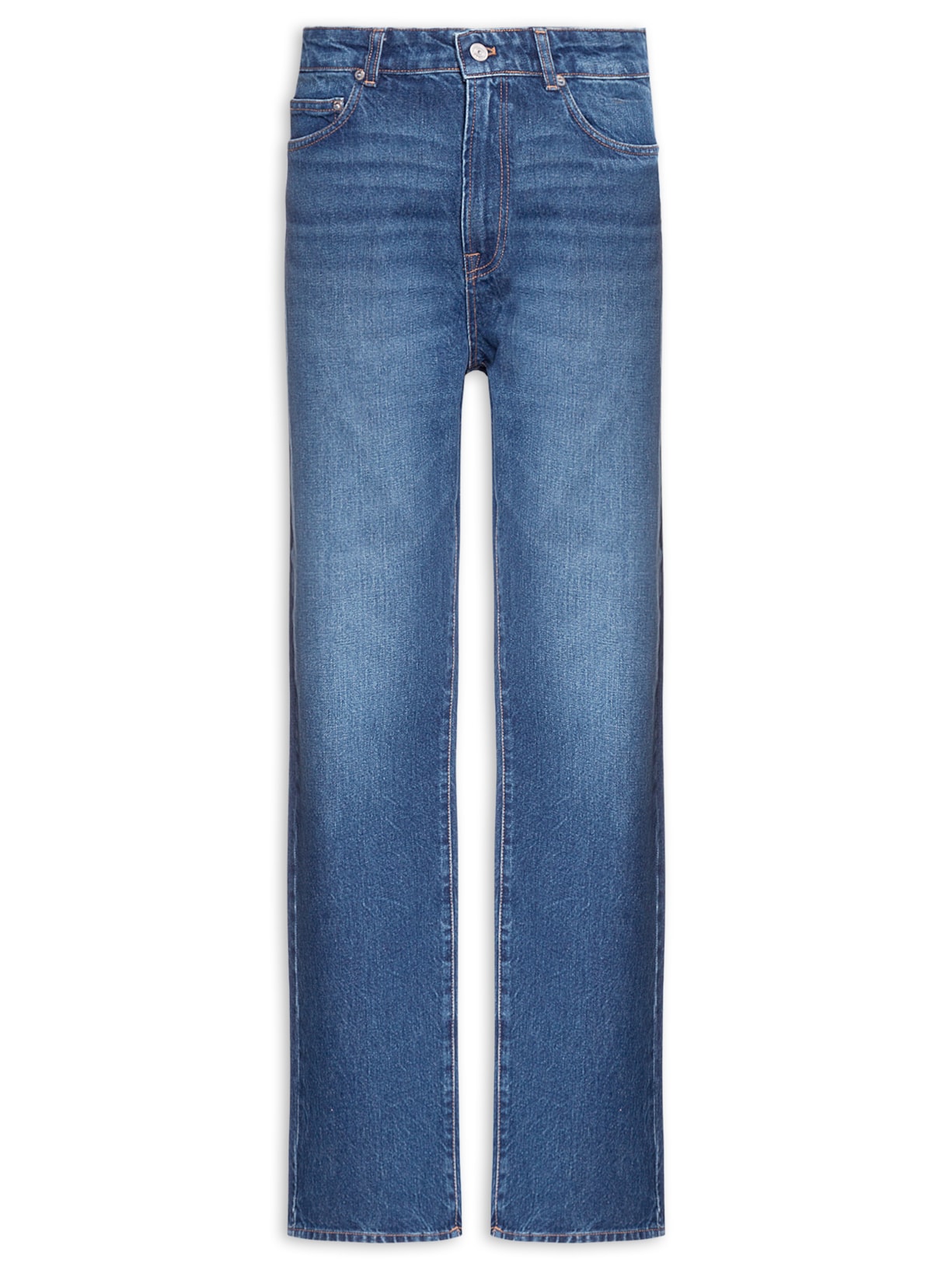 Calça Masculina Denim Straight Fit - Azul