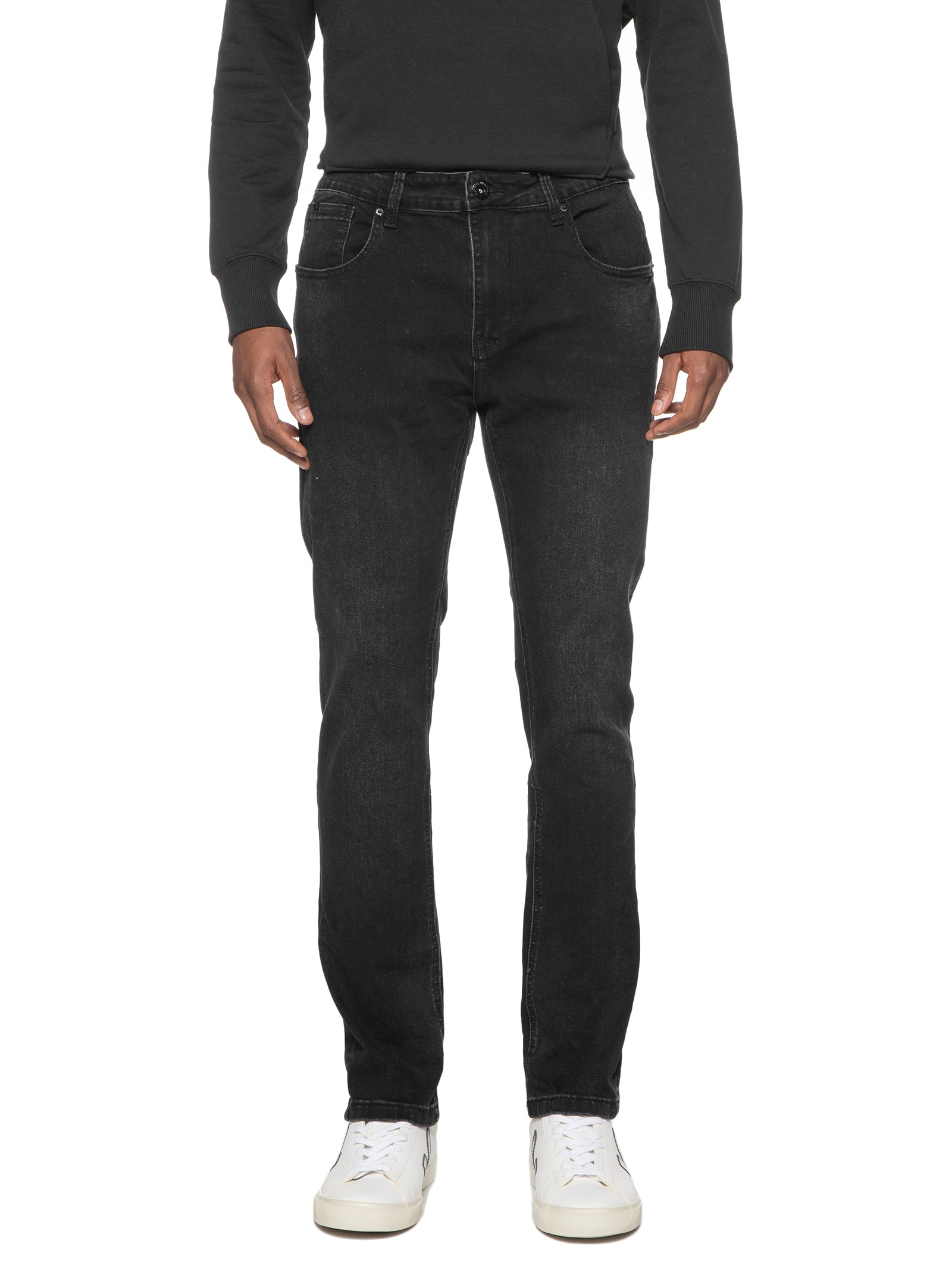 Jab - Calça Masculina Denim Ton Black - Preto