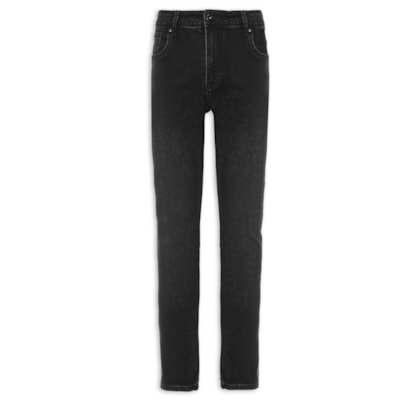 Calça Masculina Denim Ton Black - Preto
