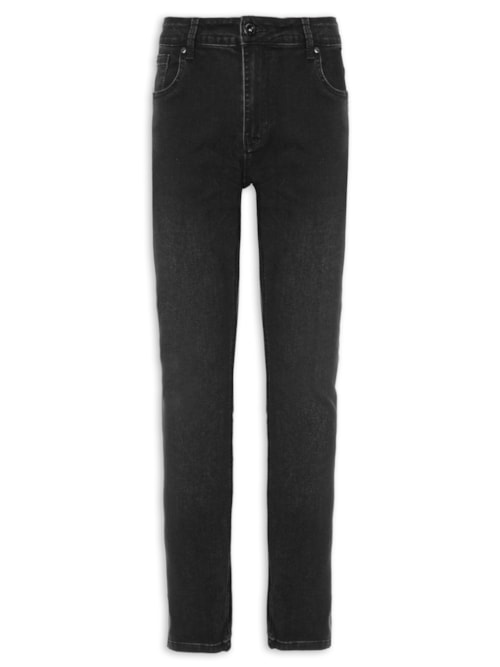 Calça Masculina Denim Ton Black - Preto