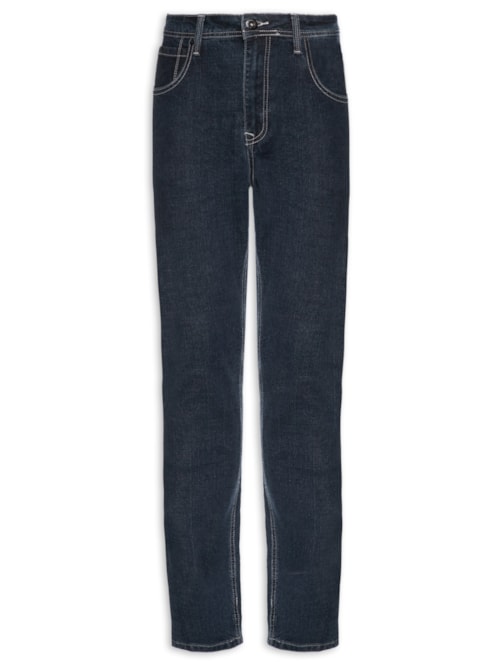 Calça Masculina Denim Ton Dark Wash - Azul