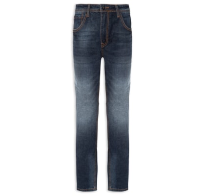 Calça Masculina Denim Ton Soft Dark - Azul