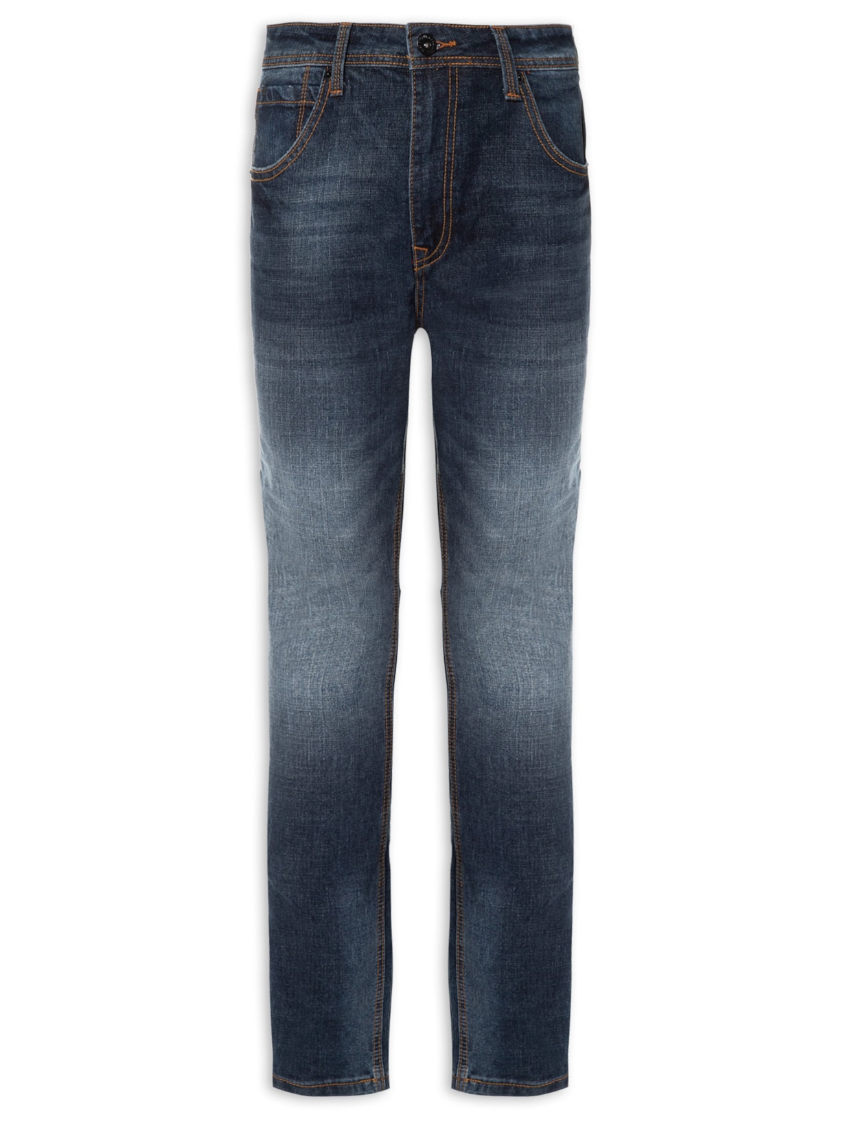 Calça Masculina Denim Ton Soft Dark - Azul