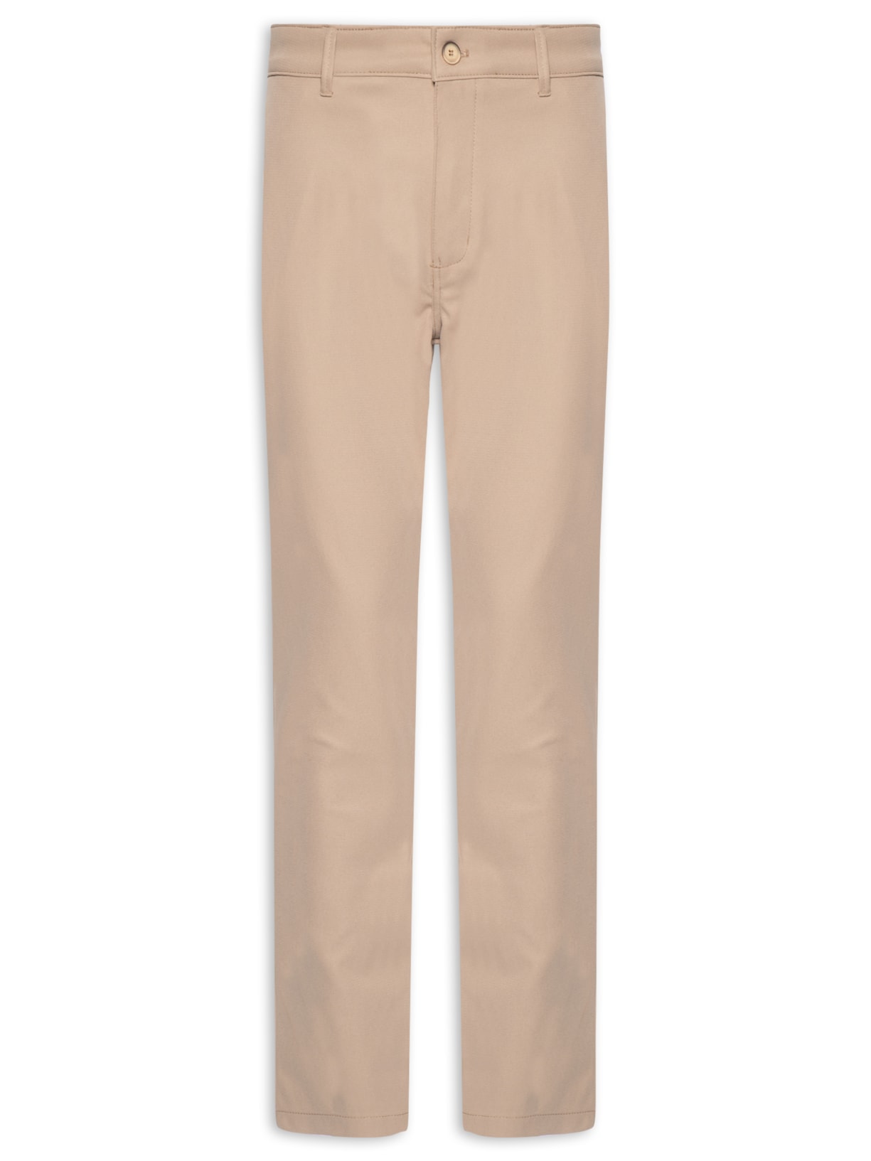 Calça Masculina Em Chino Reta - Bege