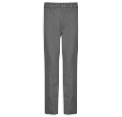 Calça Masculina Em Chino Reta - Cinza