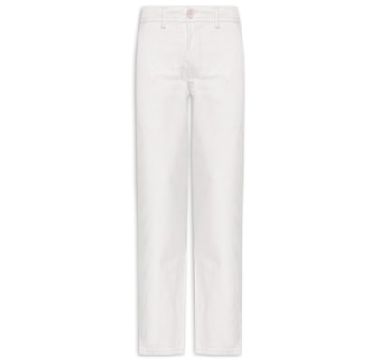 Calça Masculina Em Sarja Modelo Chino - Cinza