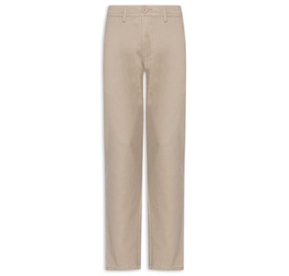 Calça Masculina Em Sarja Modelo Chino - Marrom