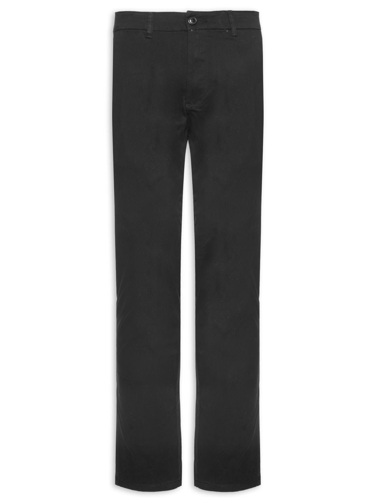 Calça Masculina Em Sarja Slim - Preto