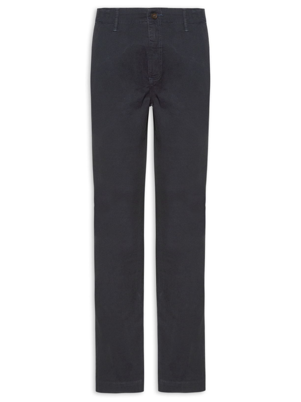 Calça Masculina Em Sarja Tinturada - Azul