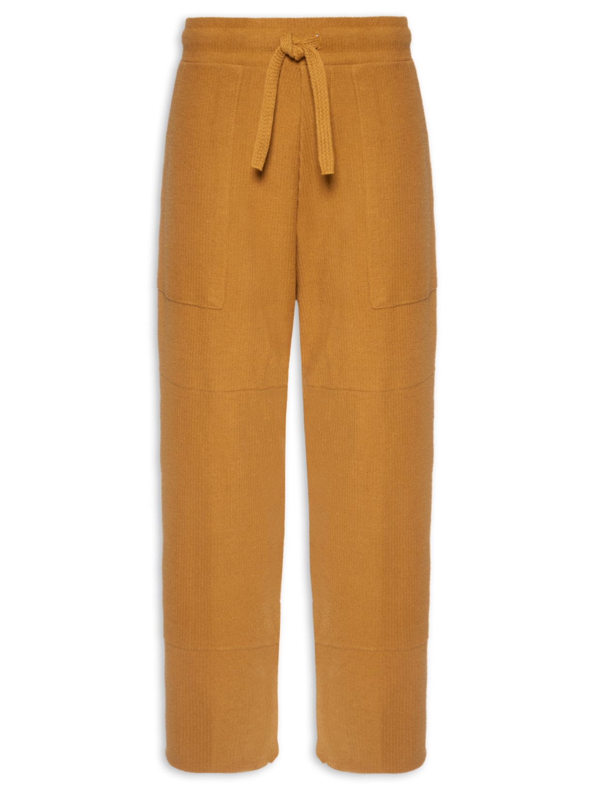 Calça Masculina Embossed Stripes - Amarelo