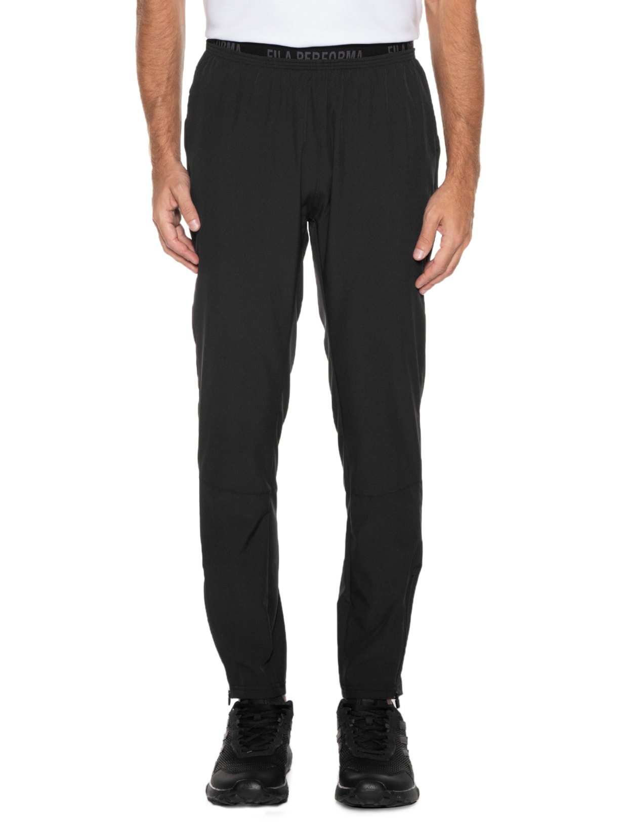 Calça Masculina Fila Slim Zip Preto Fila