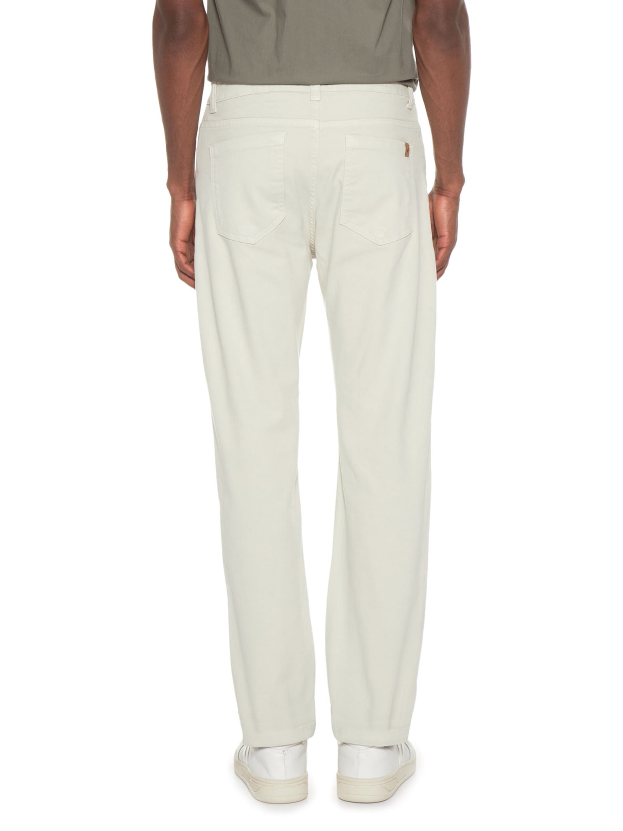 Calça Masculina Five Pockets Bege Zapalla