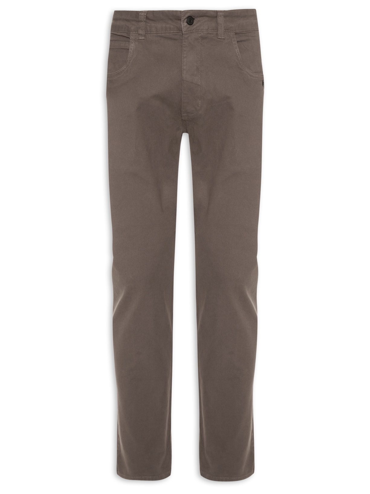 Calça Masculina Five Pockets Color Lisa Marrom Osklen