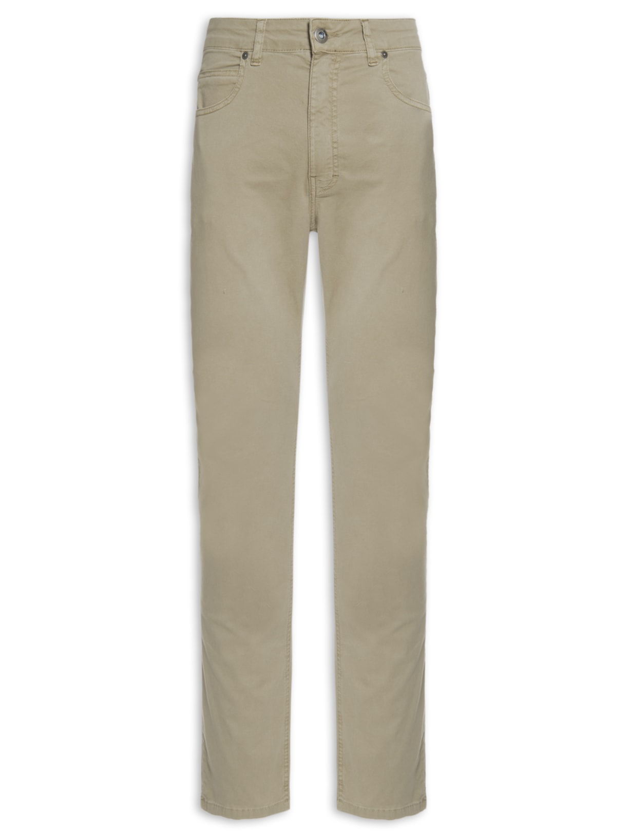Calça Masculina Five Pockets Color Twill - Bege