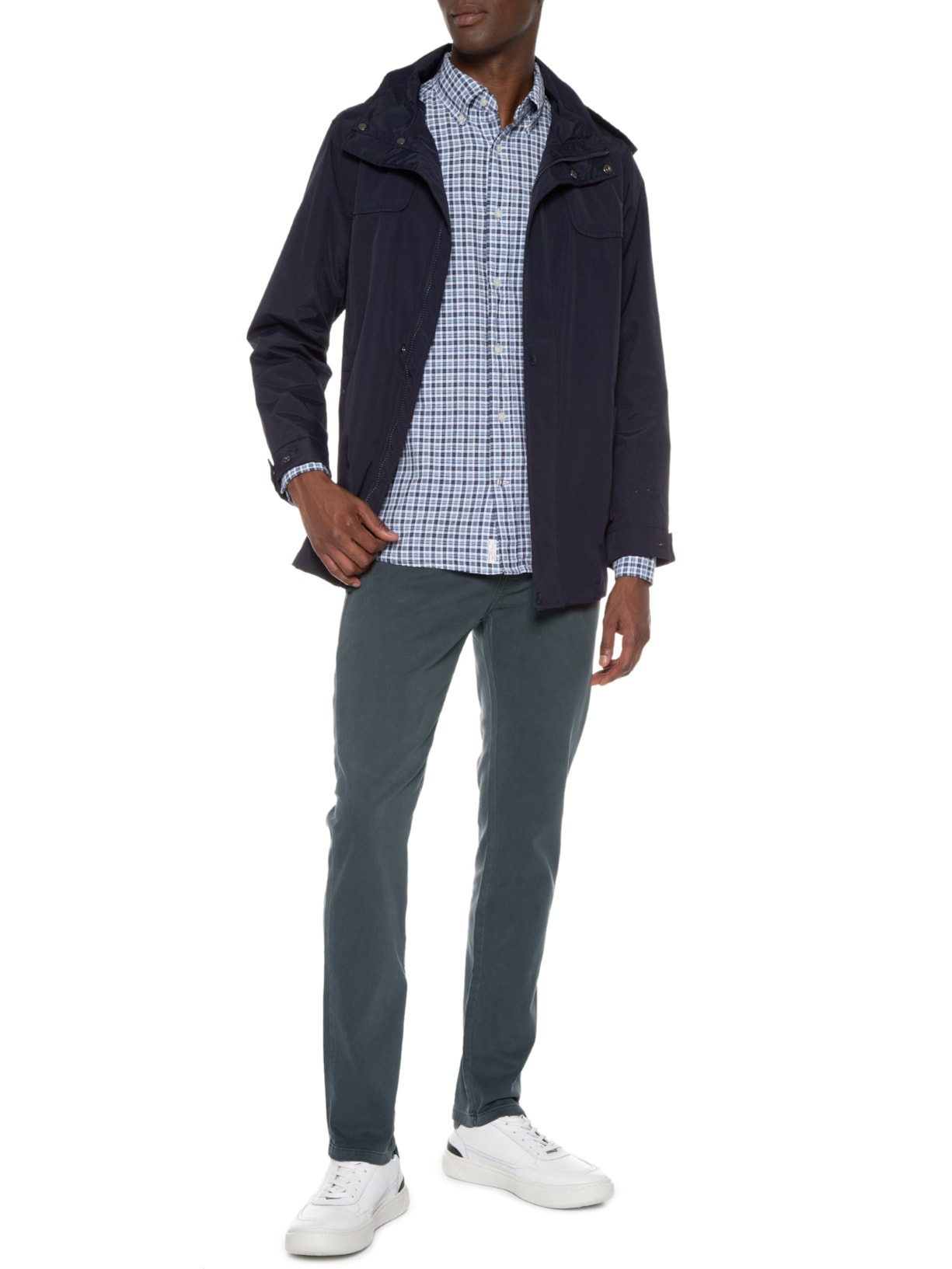 Calça Masculina Five Pockets Joggin Cinza Richards