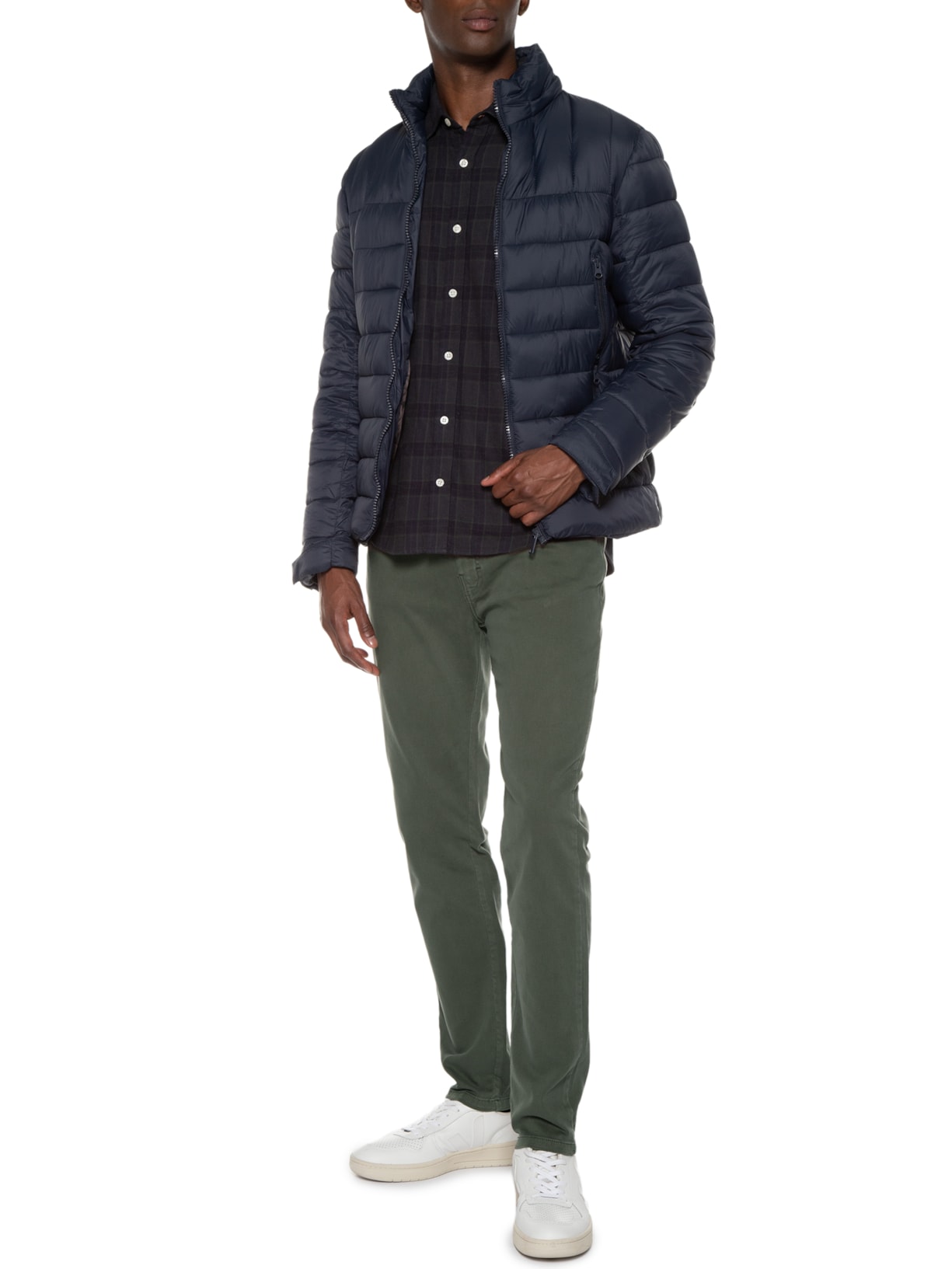 Calça Masculina Five Pockets Joggin Verde Richards