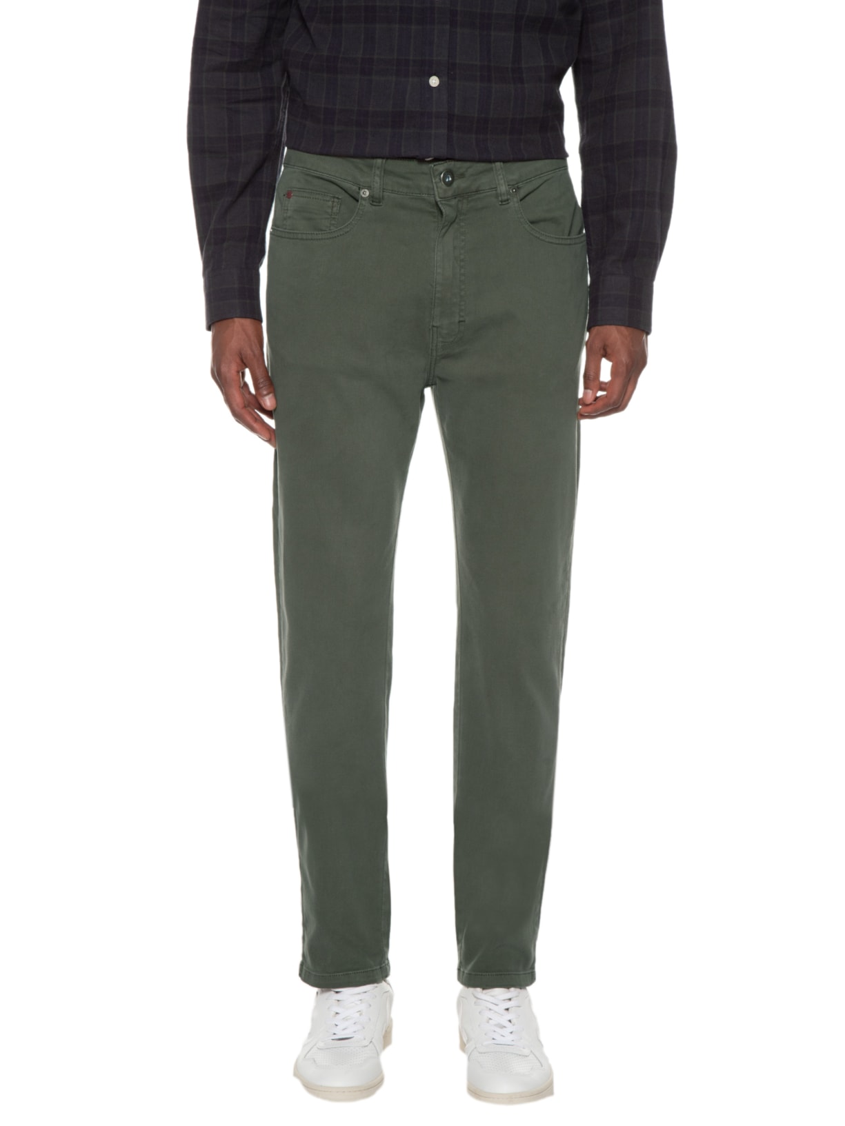 Calça Masculina Five Pockets Joggin Verde Richards