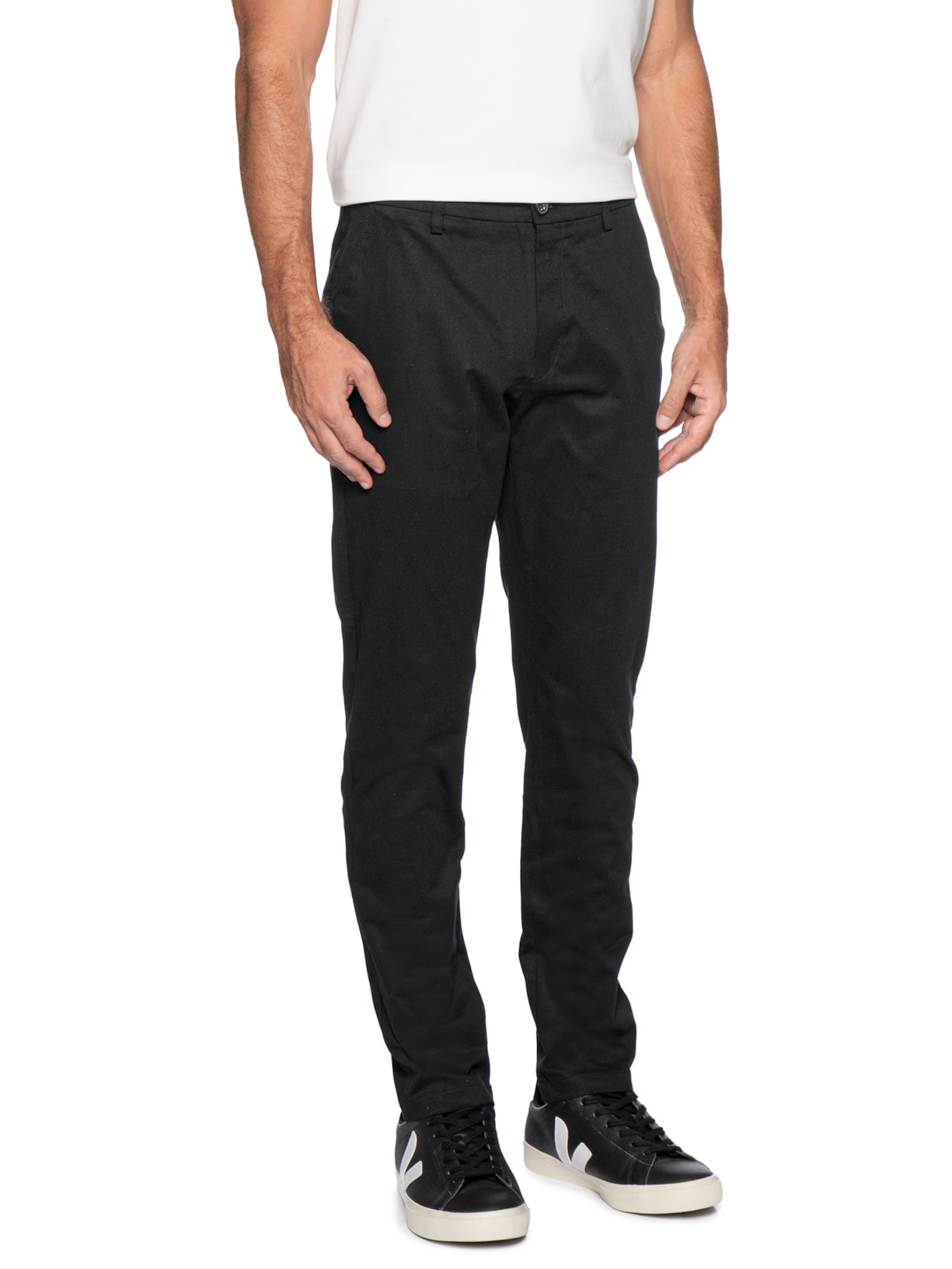 Calça Masculina Flexsense Reta Preto '2 Essential