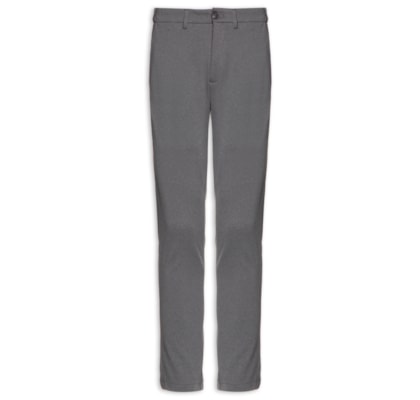 Calça Masculina Flexsense Tamanho Ajustável Alfaiataria Slim - Cinza 