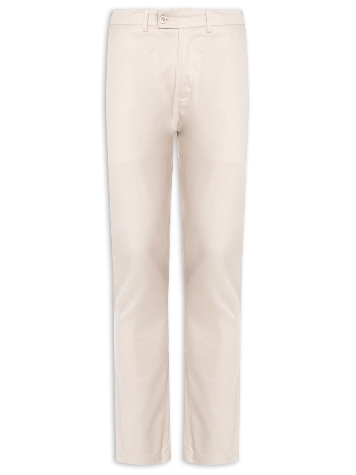 Calça Masculina Flexsense Tamanho Ajustável Chino Slim - Bege