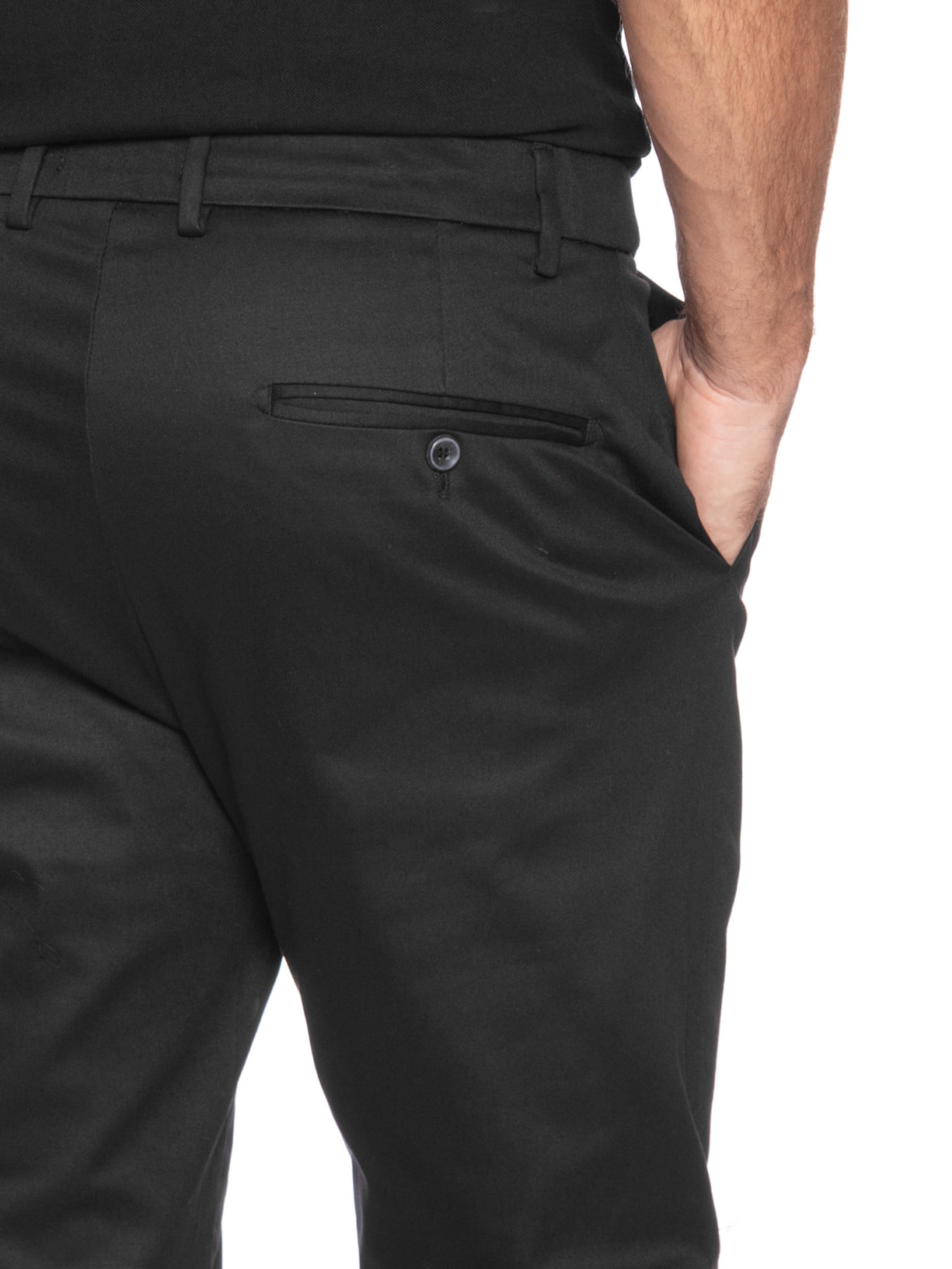 Calça Masculina Flexsense Tamanho Ajustável Chino Slim Preto '2 Essential