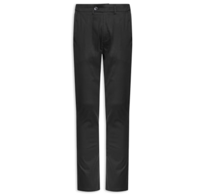 Calça Masculina Flexsense Tamanho Ajustável Chino Slim - Preto