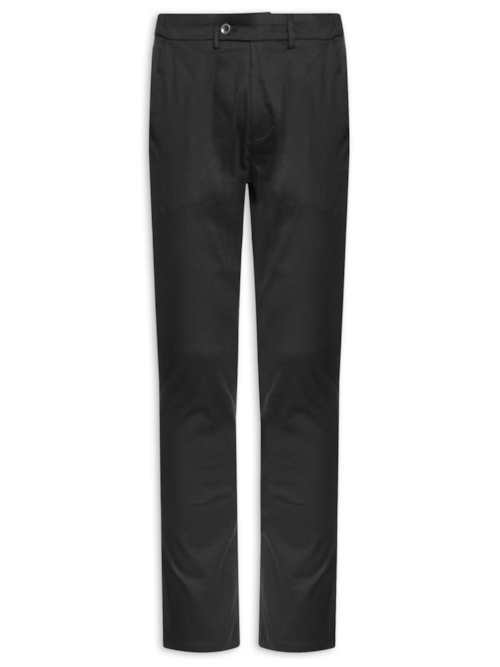 Calça Masculina Flexsense Tamanho Ajustável Chino Slim - Preto