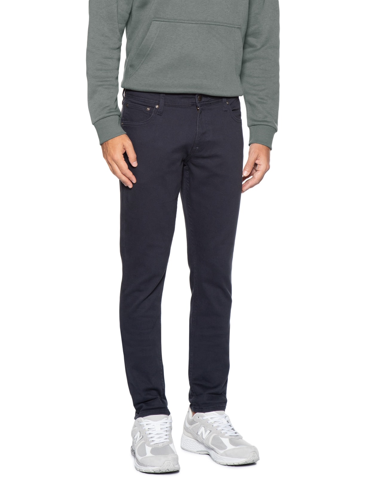 Calça Masculina Glenn Original Fit Azul Jack & Jones