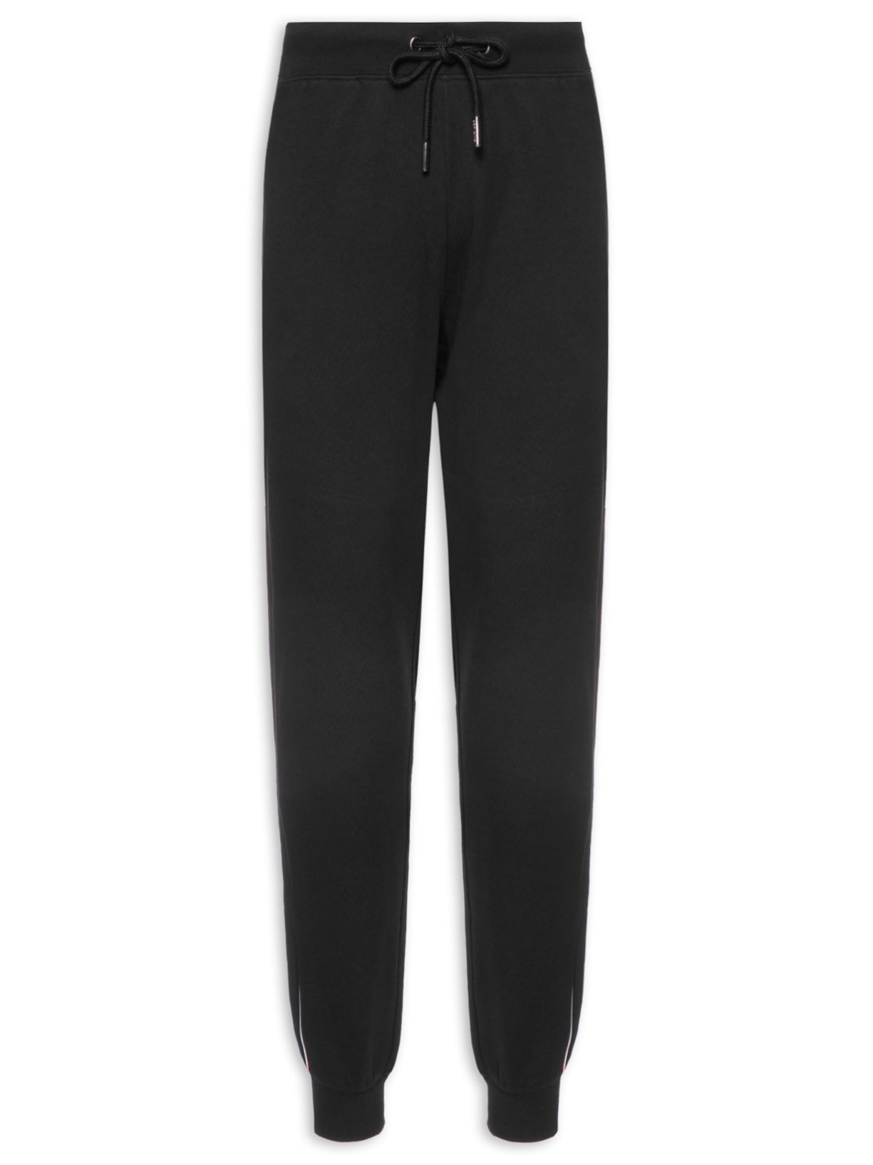 Calça Masculina Global Stripe em Moletom – Preto