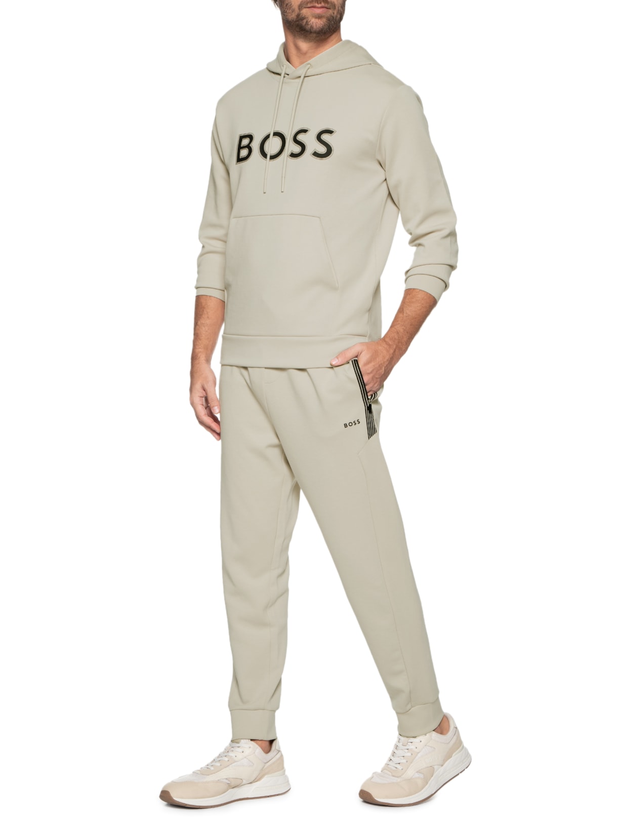 Calça Masculina Hadiko Bege Boss