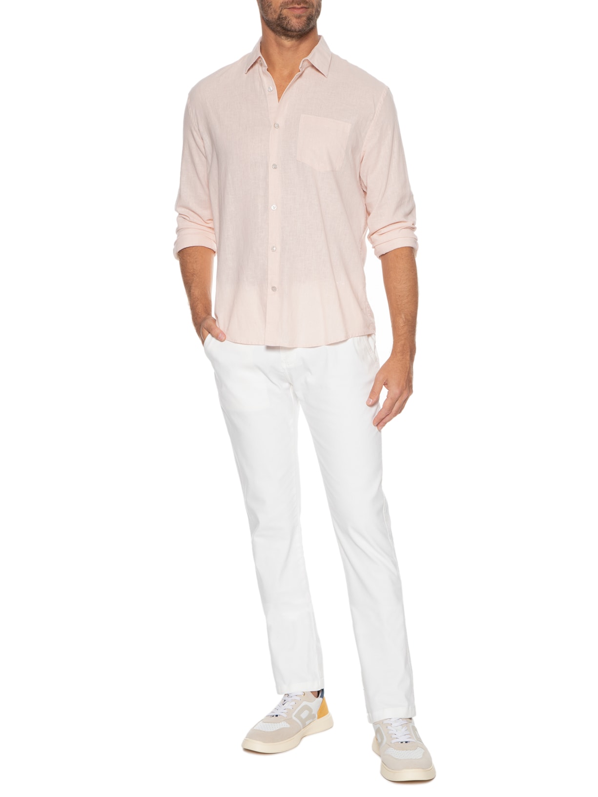 Calça Masculina Haiti Off White Pineapple