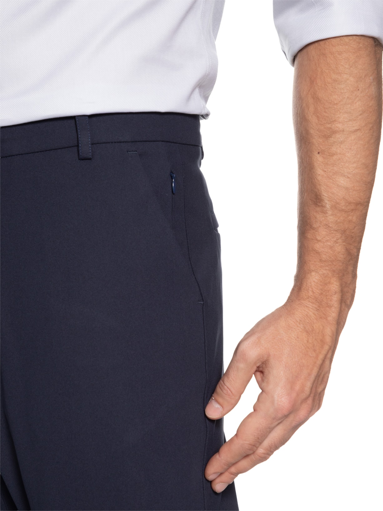 Calça Masculina Hi Tech Alfaiataria Azul Paramount Alfaiataria