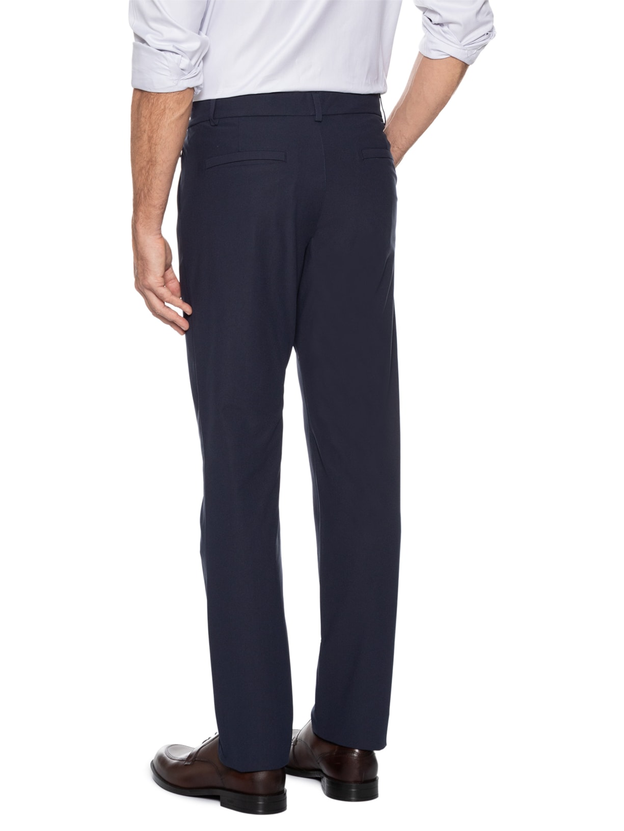 Calça Masculina Hi Tech Alfaiataria Azul Paramount Alfaiataria