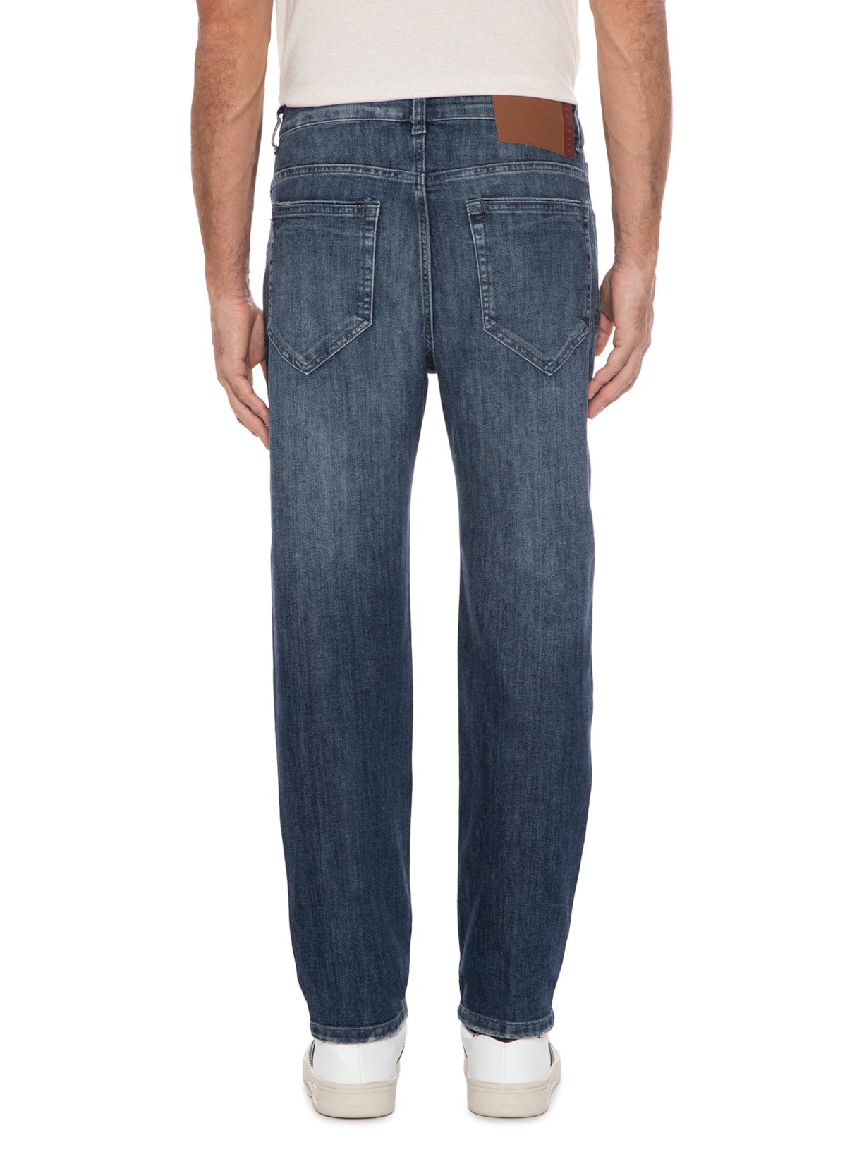 Calça Masculina High Comfort Dark Trad. Vitor Azul Richards