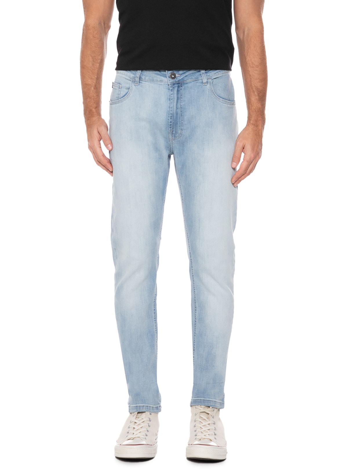 Calça Masculina High Comfort Stretch Et. Zetex Azul Ellus