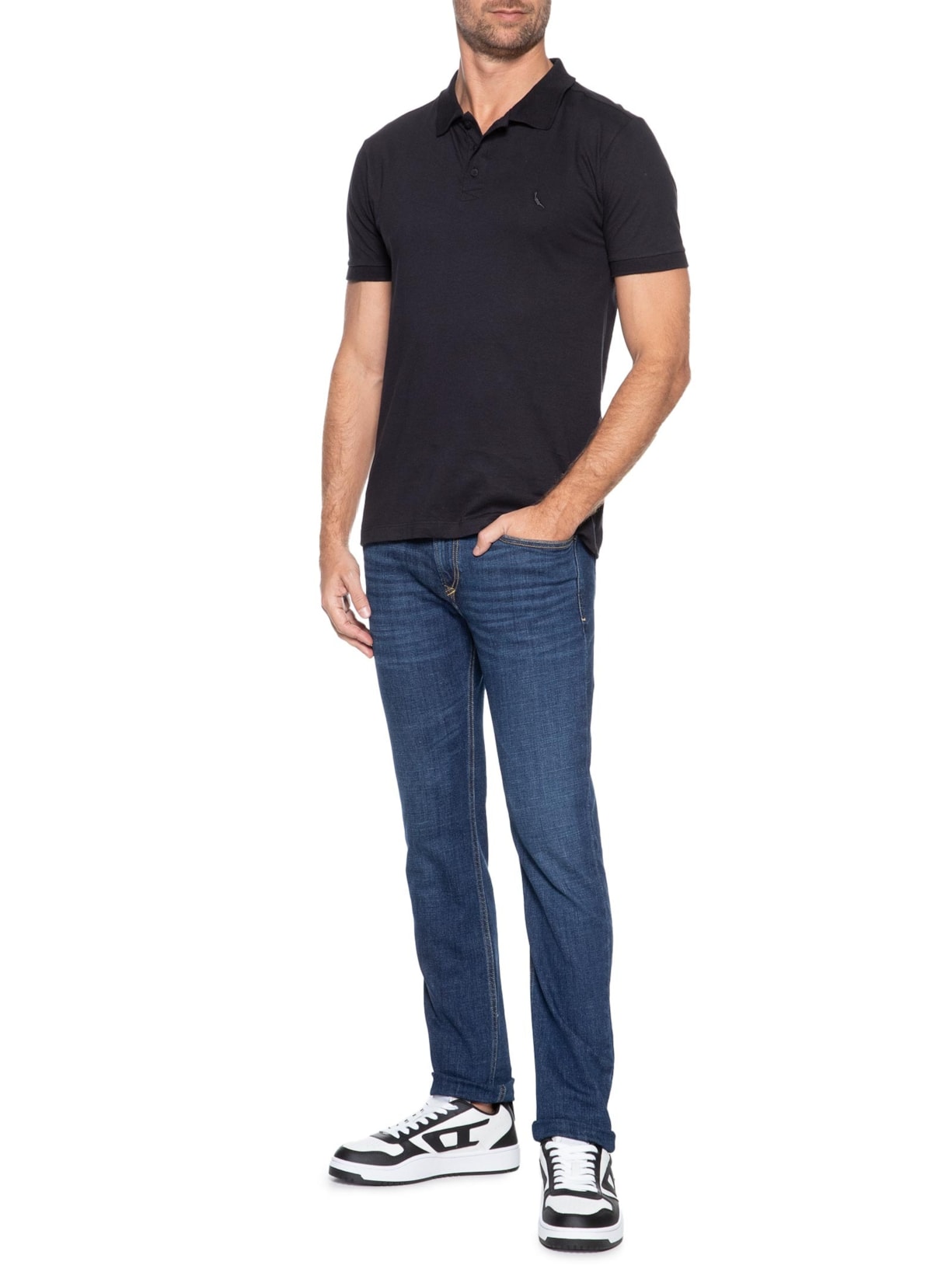 Calça Masculina Jeans 1979 Sleenker Blue Denim Azul Diesel