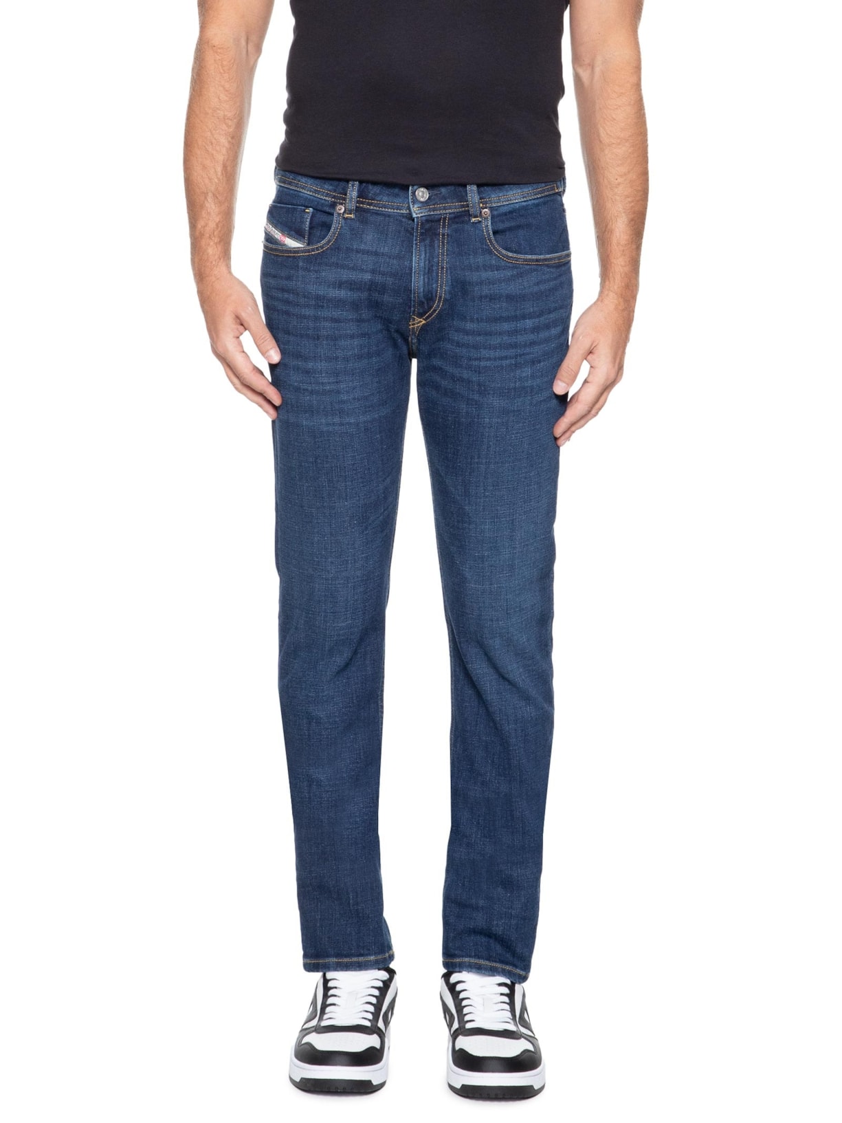 Calça Masculina Jeans 1979 Sleenker Blue Denim Azul Diesel