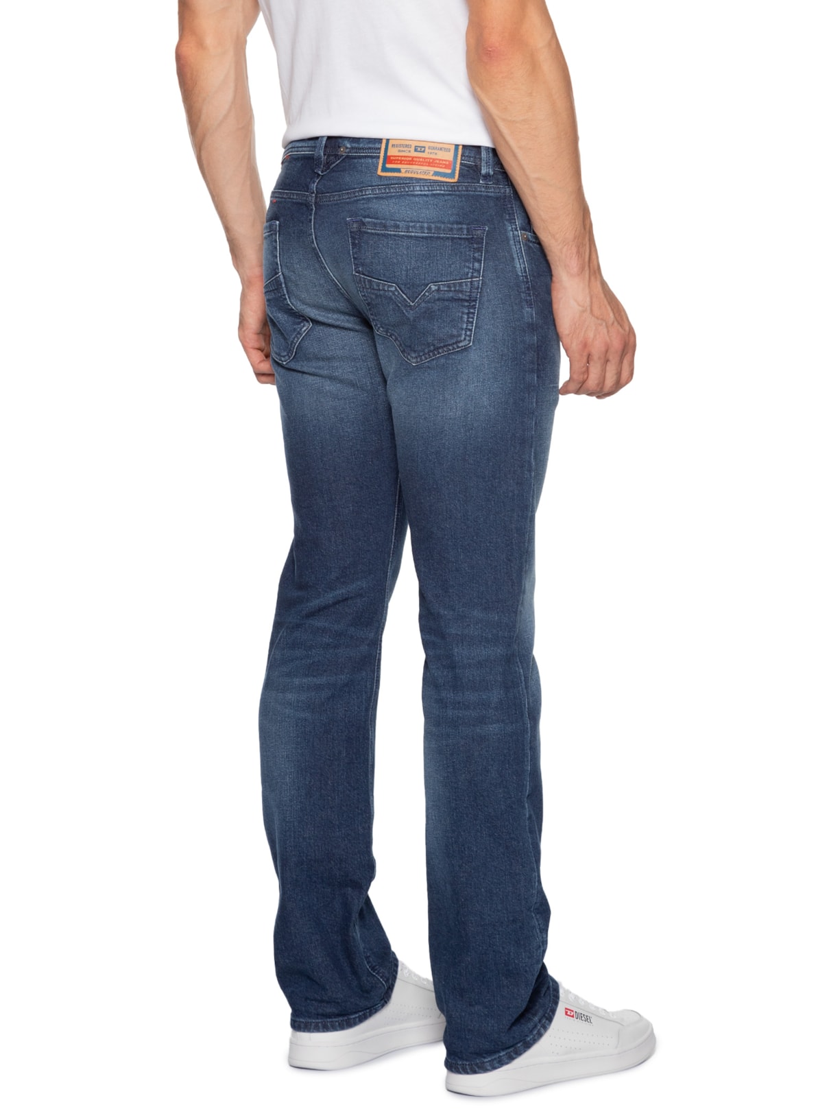 Calça Masculina Jeans 1985 Larkee 09L51 Straigh Azul Diesel