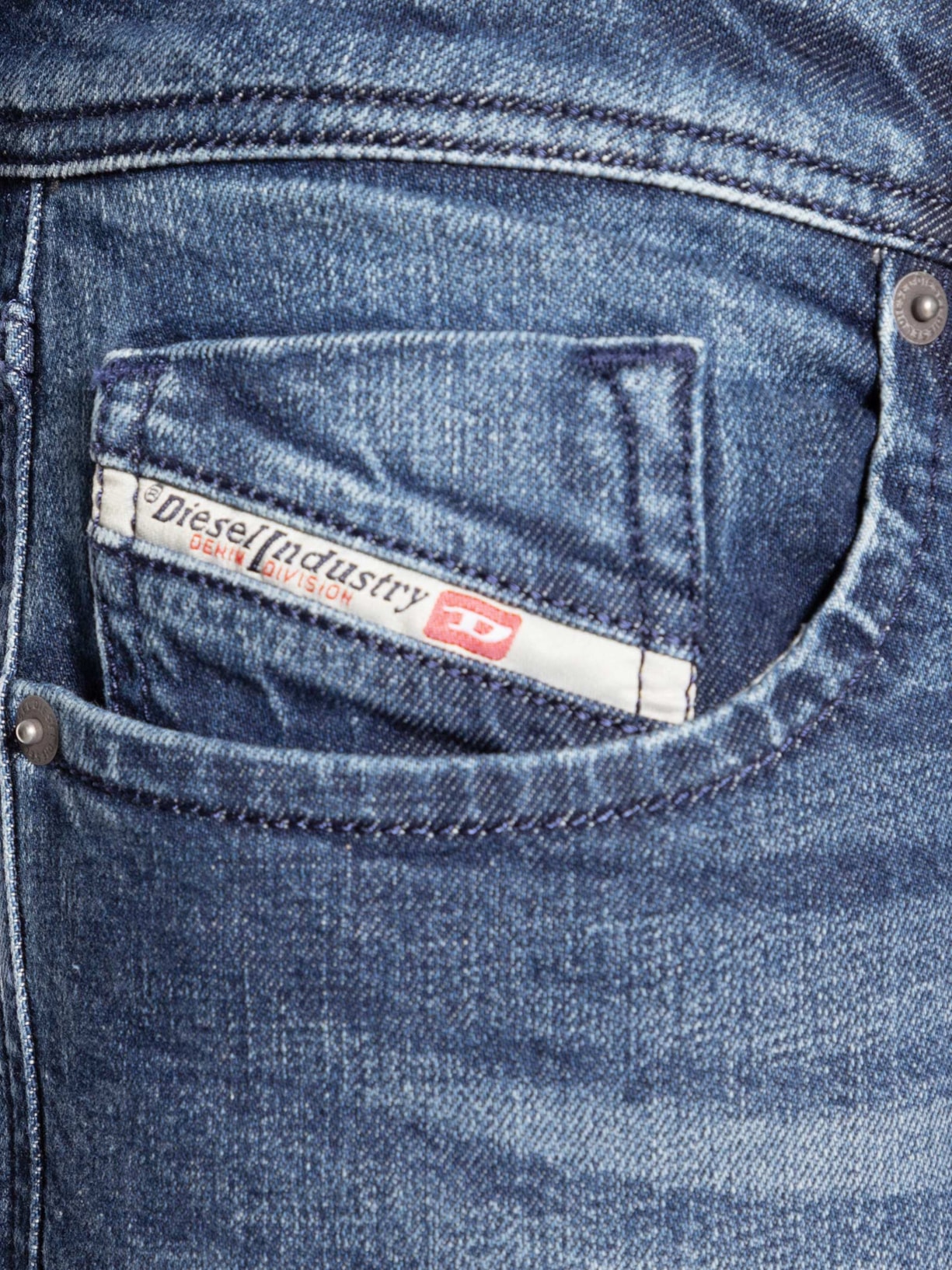 Calça Masculina Jeans 1985 Larkee 09L51 Straigh Azul Diesel