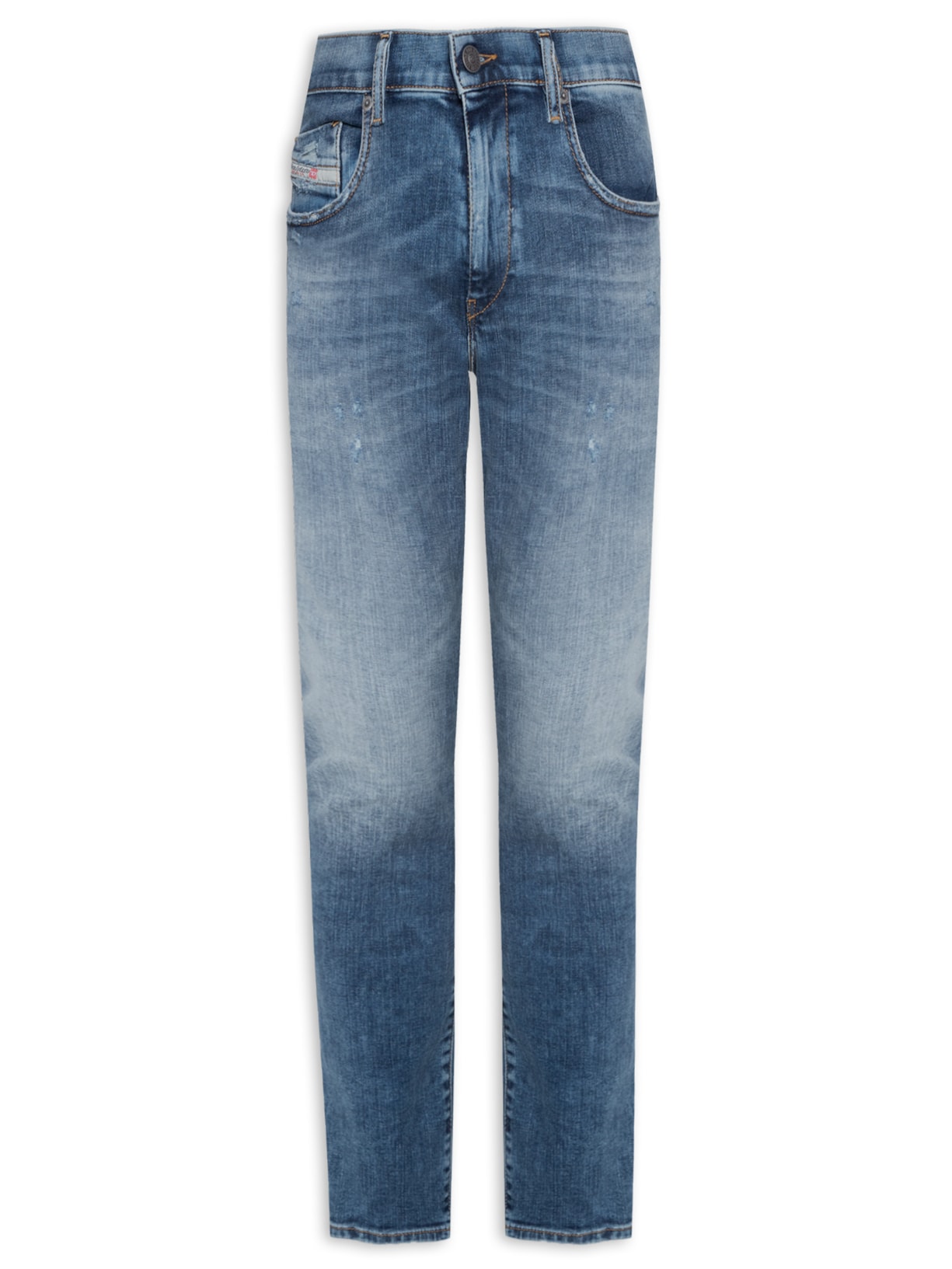 Calça Masculina Jeans 2019 D-Strukt Trouse Azul Diesel