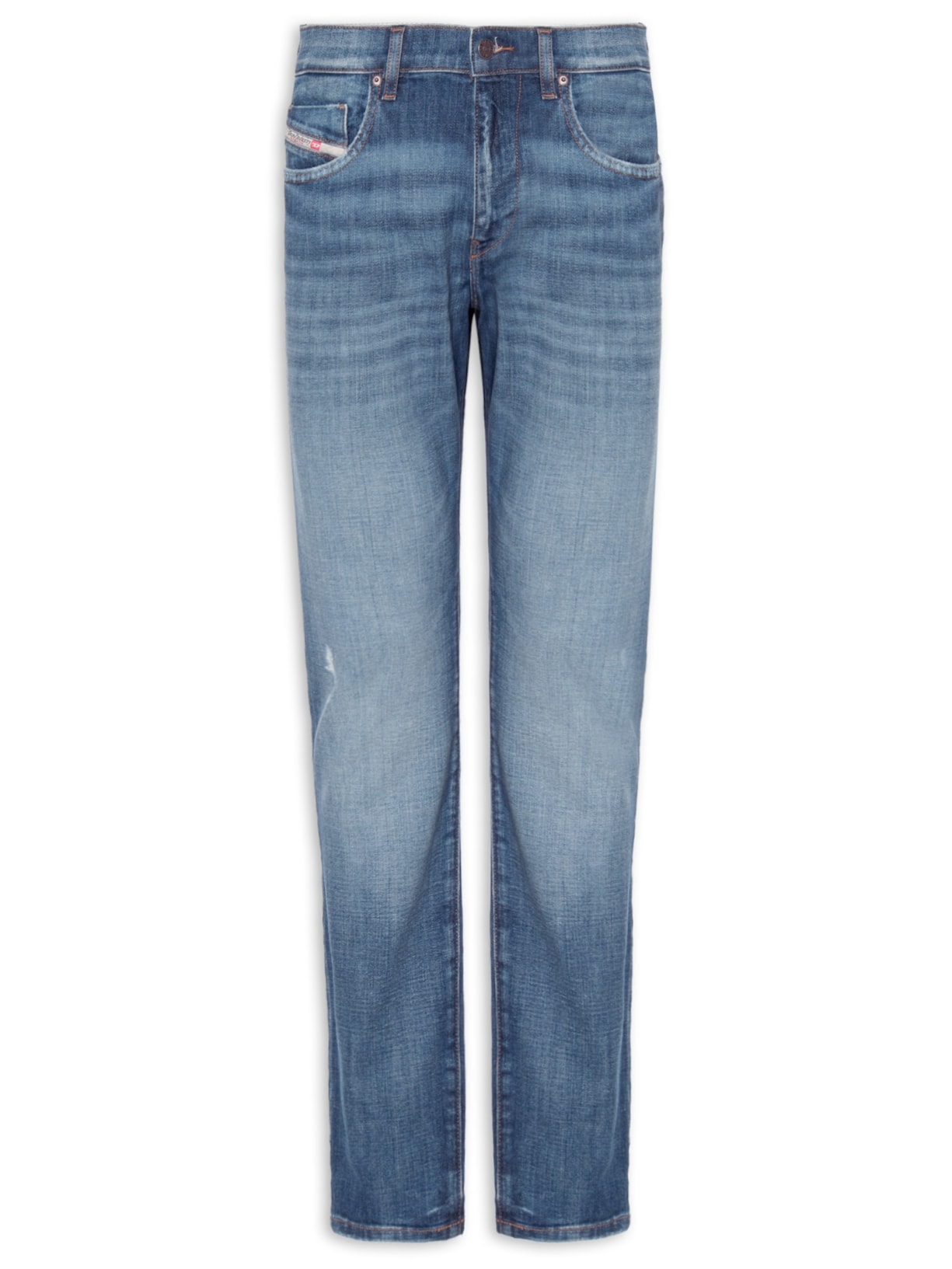 Calça Masculina Jeans 2019 D Strukt Slim Fit Azul Diesel