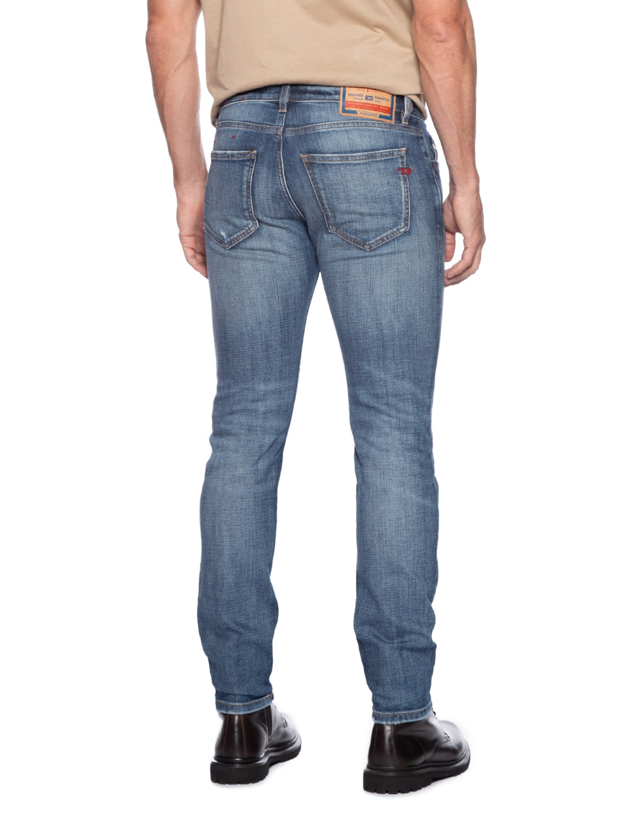 Calça Masculina Jeans 2019 D Strukt Slim Fit Azul Diesel