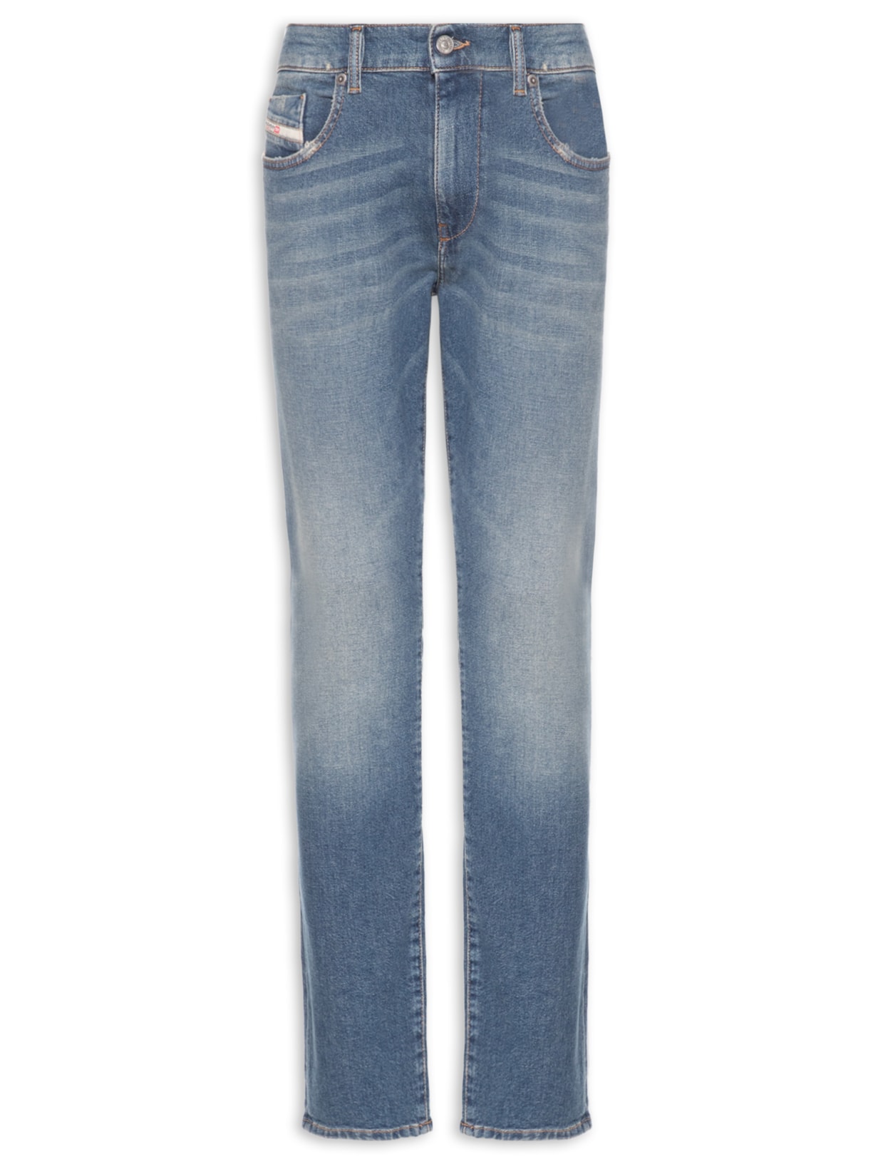 Diesel Calça Masculina Jeans 2019 D-Strunkt Slim Azul