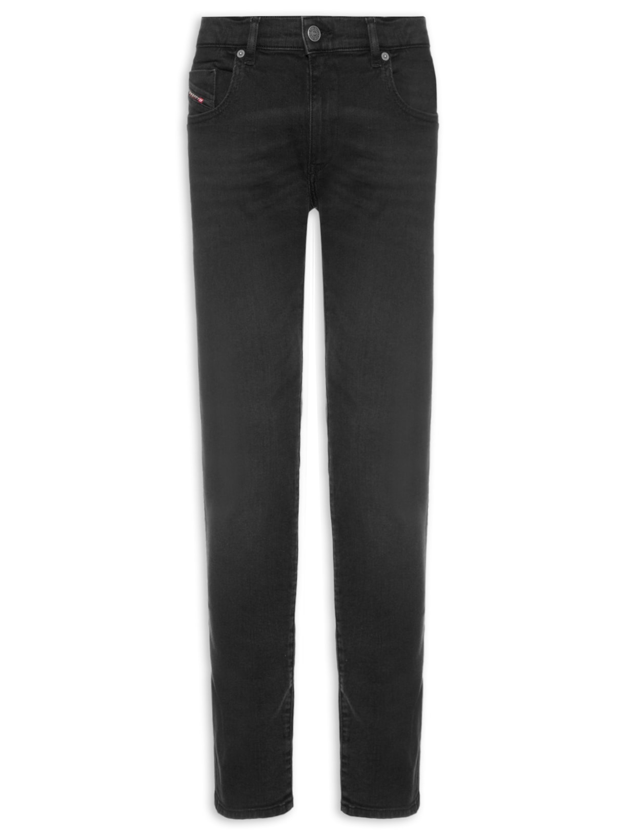Calça Masculina Jeans 2019 D-Strunkt Slim Fit Preto Diesel